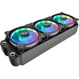 Thermaltake Riing Duo 12 RGB Radiator Fan (3-Fan Pack) case fans Zwart, 3 stuks, 120 x 120 x 25 mm, PWM