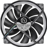 Thermaltake Riing Plus 20 LED RGB Case Fan  Zwart