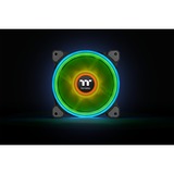 Thermaltake Riing Quad 12 RGB Radiator Fan TT Premium Edition 3 Pack case fan Zwart, 3 stuks, Incl. controller