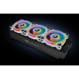 Thermaltake Riing Quad 12 RGB Radiator Fan TT Premium Edition 3 Pack case fan Wit, 3 stuks, Incl. controller