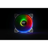 Thermaltake Riing Quad 12 RGB Radiator Fan TT Premium Edition 3 Pack case fan Wit, 3 stuks, Incl. controller