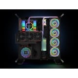 Thermaltake Riing Quad 12 RGB Radiator Fan TT Premium Edition 3 Pack case fans Wit, 3 stuks, 120 x 120 x 25 mm, 3 stuks, Incl. controller