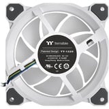 Thermaltake Riing Quad 14 RGB Radiator Fan TT Premium Edition 3 Pack case fans Wit, 3 stuks, 140 x 140 x 25 mm, 3 stuks, Incl. controller