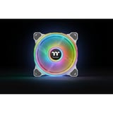 Thermaltake Riing Quad 14 RGB Radiator Fan TT Premium Edition 3 Pack case fans Wit, 3 stuks, 140 x 140 x 25 mm, 3 stuks, Incl. controller