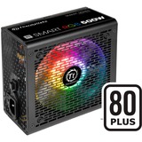 Thermaltake Smart RGB 500W voeding Zwart, 2x PCIe
