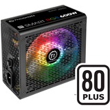 Thermaltake Smart RGB, 600 Watt voeding Zwart, 2x PCIe