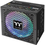 Thermaltake Toughpower GF1 ARGB 850W voeding  Zwart, 6x PCIe, Full kabel-management