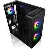 Thermaltake Tt View 37 ARGB (Pure RGB) Tower-behuizing Zwart | 2x USB-A 2.0 | 2x USB-A 3.2 (5 Gbit/s) | Audio | Window-kit