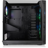Thermaltake Tt View 37 ARGB (Pure RGB) Tower-behuizing Zwart | 2x USB-A 2.0 | 2x USB-A 3.2 (5 Gbit/s) | Audio | Window-kit