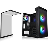Thermaltake Tt View 37 ARGB (Pure RGB) Tower-behuizing Zwart | 2x USB-A 2.0 | 2x USB-A 3.2 (5 Gbit/s) | Audio | Window-kit