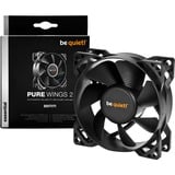 be quiet! Pure Wings 2 80mm case fan Zwart, 3-Pin-aansluiting