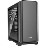 be quiet! SILENT BASE 601 Window Tower-behuizing Zwart/zilver | USB-A 2.0 | 2x USB-A 3.2 (5 Gbit/s) | 2x Audio | Window-kit