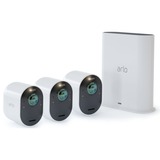 Arlo Ultra 4K UHD 3-Camera Systeem beveiligingscamera Wit