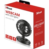 Trust SpotLight Pro Webcam Zwart, 16428