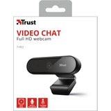 Trust Tyro Full HD Webcam Zwart, 23637