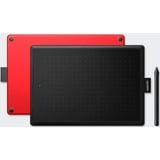 Wacom One by Wacom, medium tekentablet Zwart/rood