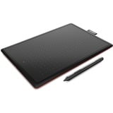 Wacom One by Wacom, small tekentablet Zwart/rood