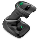 Zebra DS2278 barcodescanner Zwart, incl. USB-kabel, oplaad-/overdrachtstation