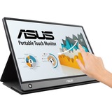 ASUS MB16AMT 15.6" Touchscreen-Monitor Zwart, Micro HDMI, USB-C
