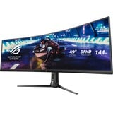 ASUS ROG Strix XG49VQ 49" Curved UltraWide gaming monitor Zwart, 2x HDMI, DisplayPort, USB-A, 144 Hz