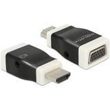 DeLOCK HDMI naar VGA adapter Zwart