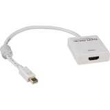 DeLOCK Mini DisplayPort > HDMI adapter Wit, 0,2 meter, 4K