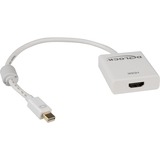 DeLOCK Mini DisplayPort naar HDMI 4K, 20cm adapter Wit