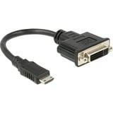 DeLOCK Mini HDMI > DVI-D adapter Zwart, 0,2 meter