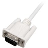 DeLOCK VGA (male) + USB-A (male) naar HDMI (female) adapter Wit, 0,25 meter