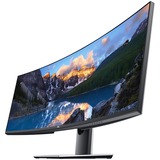 Dell UltraSharp U4919DW 49" Curved Monitor Zwart/zilver, 2x HDMI, DisplayPort, 5x USB-A 3.2 (5 Gbit/s), 2x USB-B 3.0, USB-C