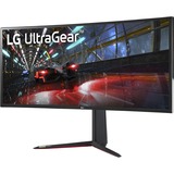 LG UltraGear 38GN950-B 38" Curved Gaming Monitor Zwart, 2x HDMI, DisplayPort, 3x USB-A 3.2 (5 Gbit/s), 144 Hz