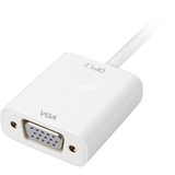 Sharkoon Adapter mini DisplayPort --> VGA, 15cm Wit