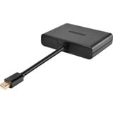 Sitecom Mini-DisplayPort naar HDMI + VGA 2-in-1 adapter Zwart, CN-347