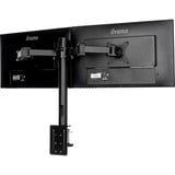 iiyama Dubbele bureausteun arm DS1002C-B1 monitorarm Zwart