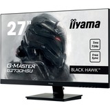 iiyama G-Master Black Hawk G2730HSU-B1 27" gaming monitor Zwart, HDMI, DisplayPort, VGA, Sound
