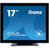 iiyama ProLite T1732MSC-B5X 17" Touchscreen-Monitor  Zwart, HDMI, DisplayPort, VGA, USB-A