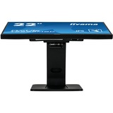 iiyama ProLite T2252MSC-B1 22" Touchscreen-Monitor  Zwart, HDMI, DisplayPort, VGA, USB-A