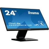 iiyama ProLite T2454MSC-B1AG 23.8" touchscreen monitor Zwart, HDMI, VGA, 2x USB-A 3.2 (5 Gbit/s)