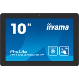 iiyama ProLite TW1023ASC-B1P 10.1" Monitor Zwart, Touch, Webcam, Audio, HDMI, USB