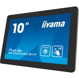 iiyama ProLite TW1023ASC-B1P 10.1" Monitor Zwart, Touch, Webcam, Audio, HDMI, USB