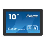 iiyama ProLite TW1023ASC-B1P 10.1" Monitor Zwart, Touch, Webcam, Audio, HDMI, USB