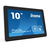 iiyama ProLite TW1023ASC-B1P 10.1" Monitor Zwart, Touch, Webcam, Audio, HDMI, USB