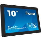 iiyama ProLite TW1023ASC-B1P 10.1" monitor Zwart, Touch, Webcam, Audio, HDMI, USB