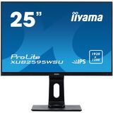 iiyama ProLite XUB2595WSU-B1 25" Monitor Zwart, HDMI, DisplayPort, VGA, 2x USB-A 2.0