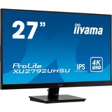 iiyama XU2792UHSU-B1 27" 4K UHD monitor Zwart, HDMI, DisplayPort, DVI-D, 2x USB-A 3.2 (5 Gbit/s)