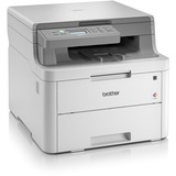 Brother DCP-L3510CDW all-in-one ledprinter met faxfunctie Grijs/antraciet, Printen, Kopiëren, Scannen, WLAN, USB