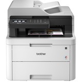Brother MFC-L3710CW all-in-one ledprinter met faxfunctie Grijs, Scannen, Kopiëren, Faxen, Wi-Fi