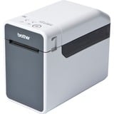 Brother TD-2130N labelprinter Wit/grijs, USB, RJ-45, RS-232C