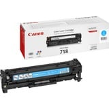 Canon Toner cyaan CRG-718C Laser, Cyaan, Retail