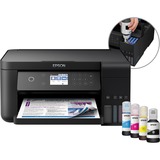 Epson EcoTank ET-3700 all-in-one inkjetprinter Zwart, Printen, Scannen, Kopiëren, WLAN, RJ-45